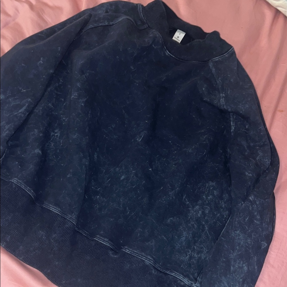lululemon athletica Navy Crew Neck Sweater